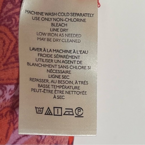 Free People Cheetah Print/ Paisley Cinched Business Casual Long Sleeve Top A21 - Picture 6 of 6